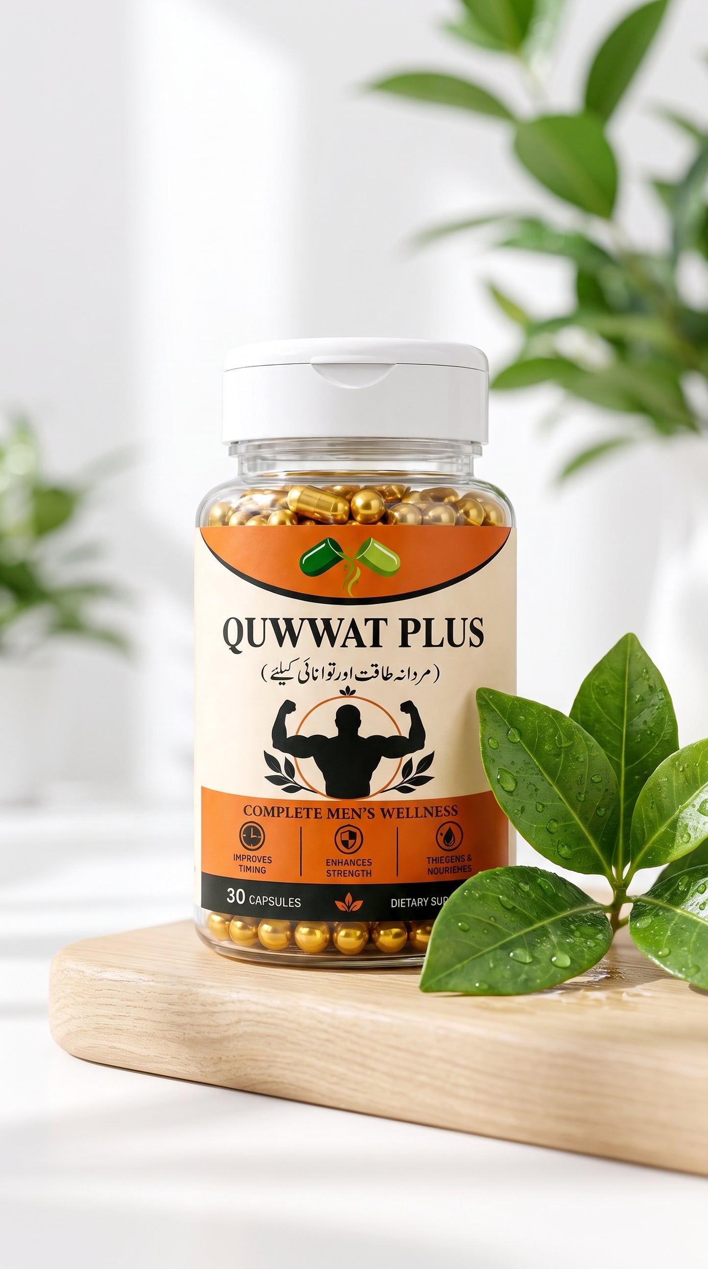 QUWWAT PLUS | Men's Wellness, Timing & Prostate Support - Pack of 2 (Special Discount Bundle for Extra Savings)".